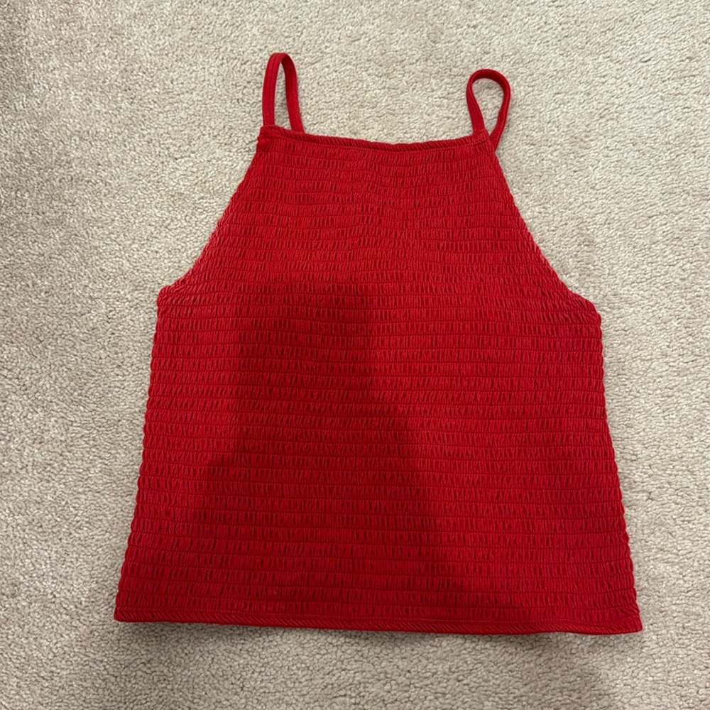 Smocked Crop Top